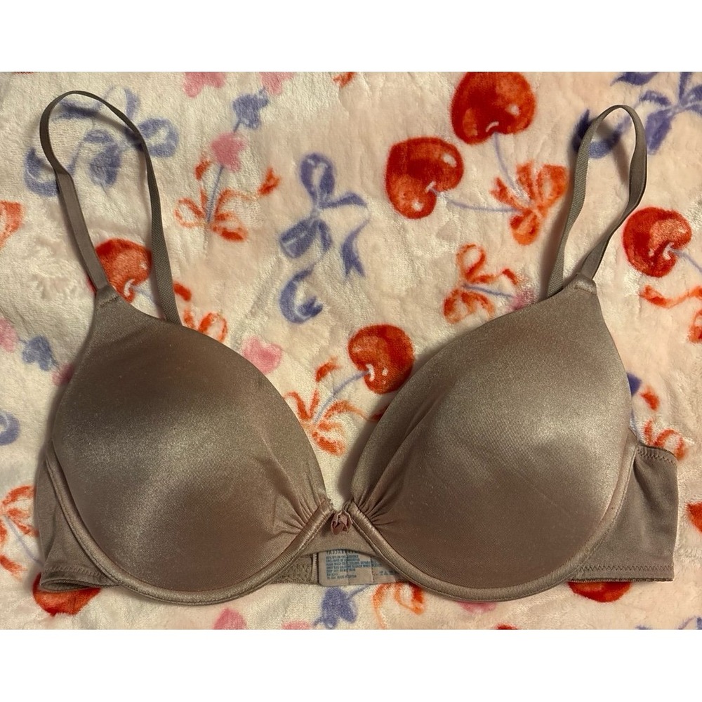 Vassarette Vintage Beige‎ Add a Size Underwire Push up Bra, 38C  (75-334)